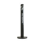 Rubbermaid Smokers' Pole, Black
